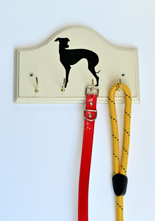 Key/Dog Lead Holder: Whippet
