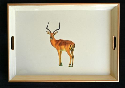 Large Rectangular Tray:  Impala