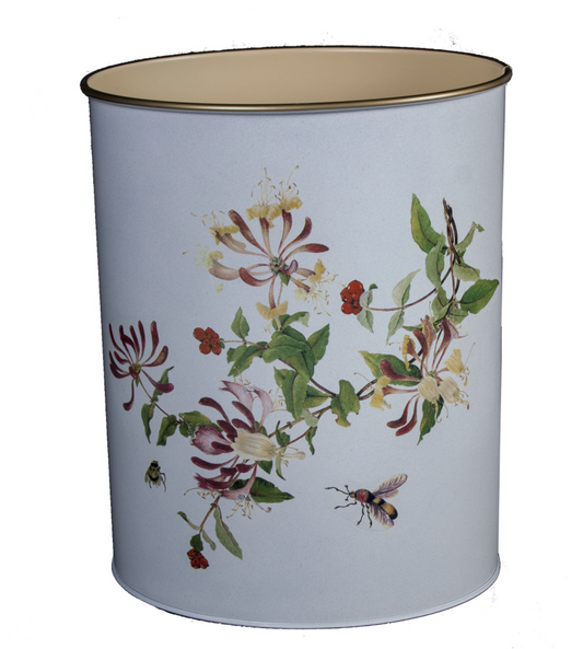 Oval Waste Paper Bin: Honeysuckle