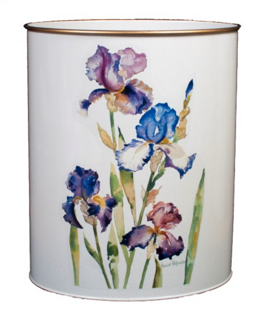 Oval Waste Paper Bin: Iris