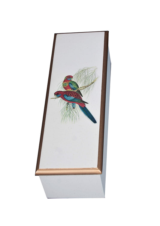 Organiser Box:  Pair of Parrots