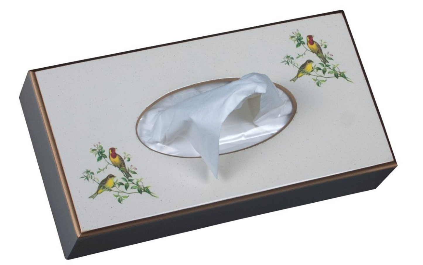Rectangular Tissue Box: Oriental Songbirds
