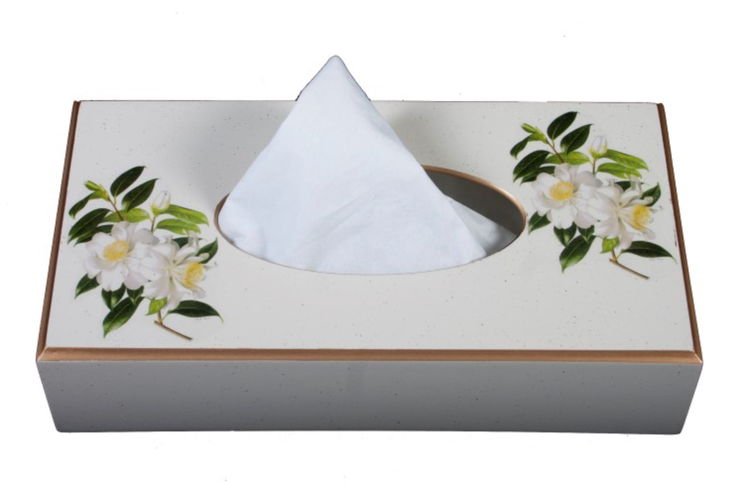 Rectangular tissue discount box holder cover