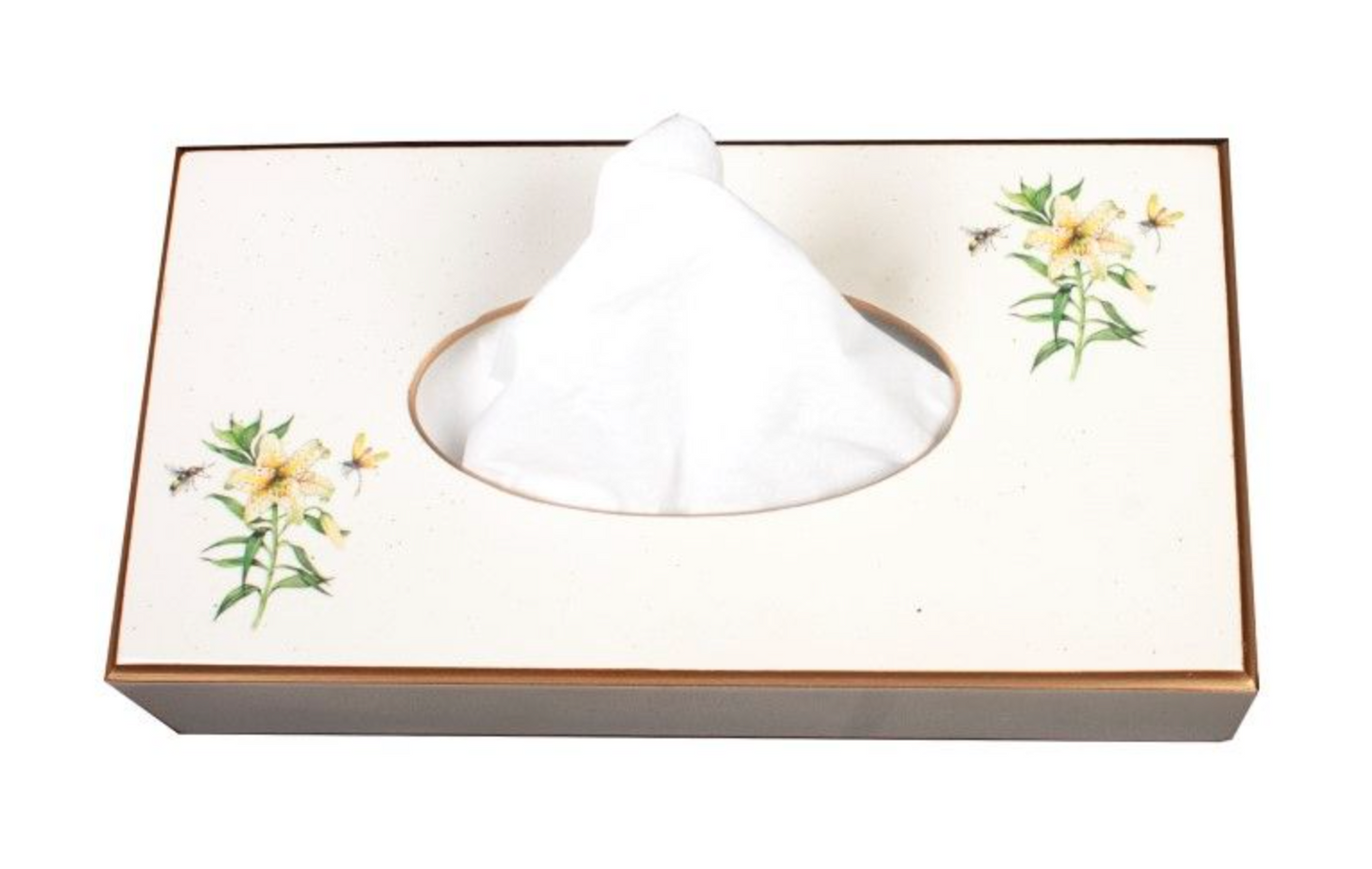 Rectangular Tissue Box cover: Japanese Lily