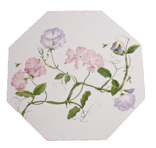 Octagonal Tablemats Set of 4 (boxed): Sweet Pea