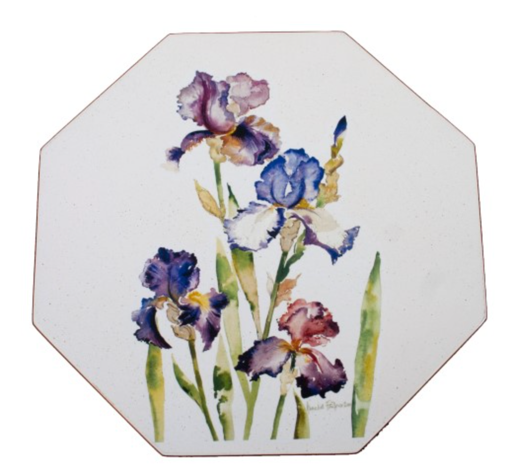 Octagonal Tablemats Set of 4 (boxed): Iris