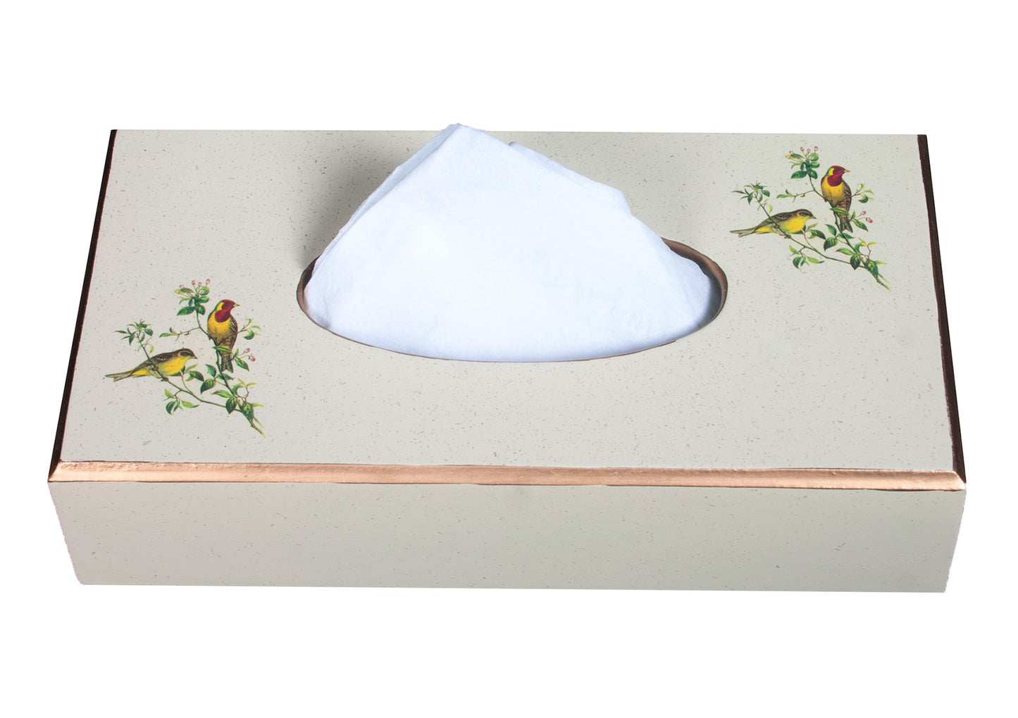 Rectangular Tissue Box: Oriental Songbirds