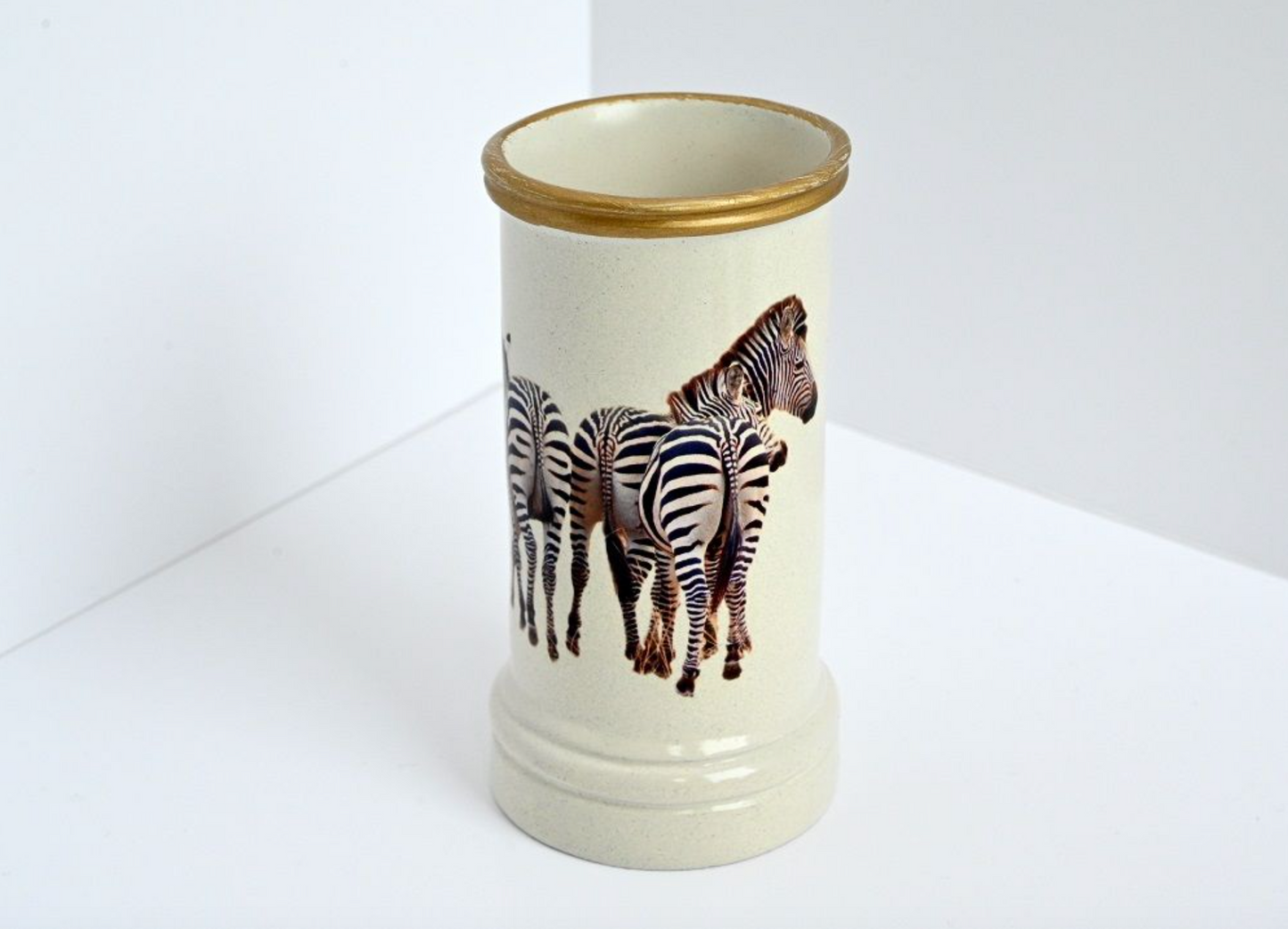 Spill Vase: Zebra