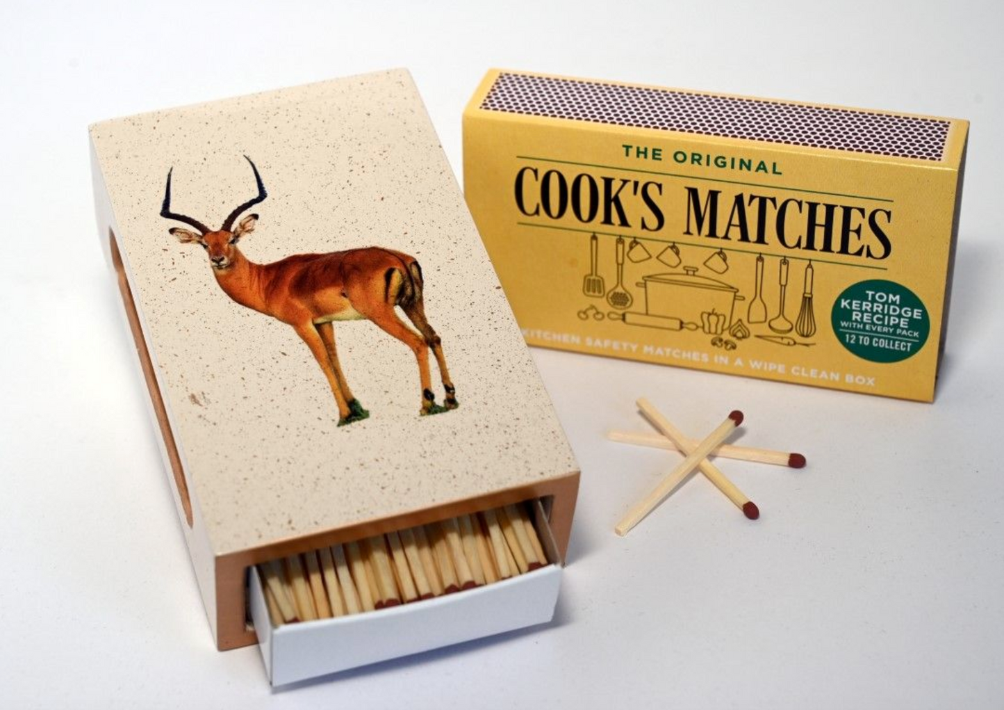 Standard Wooden Matchbox Cover with Matches: Impala