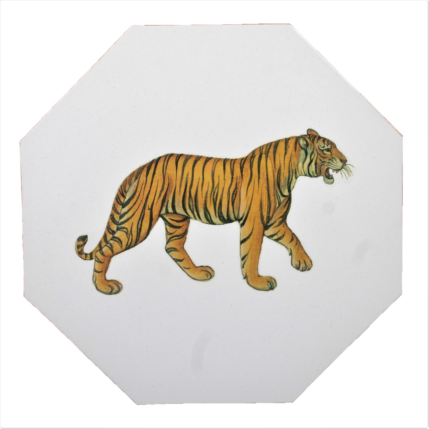 Octagonal Tablemats Set of 4 (boxed): Tiger