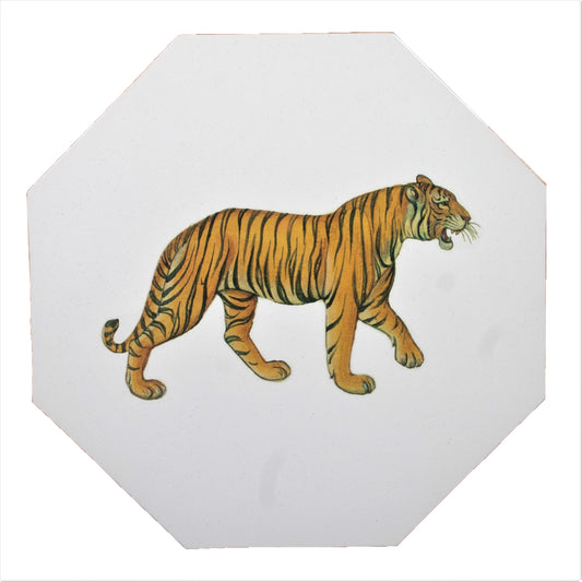 Octagonal Tablemats Set of 4 (boxed): Tiger