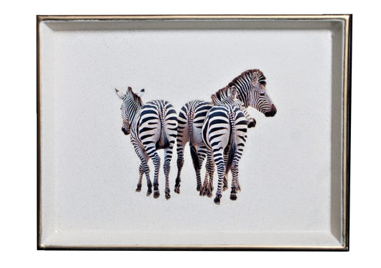 Vanity Tray: Zebra