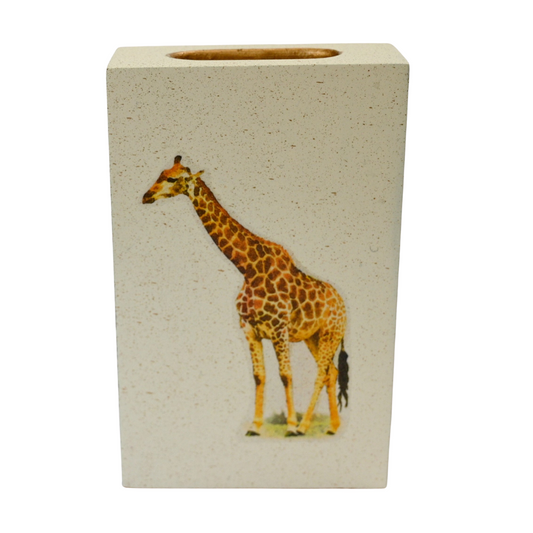 Standard Wooden Matchbox cover with Matches:  Giraffe